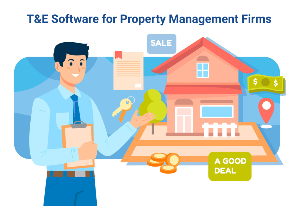 a realtor selling a home with credit and travel and expense management software